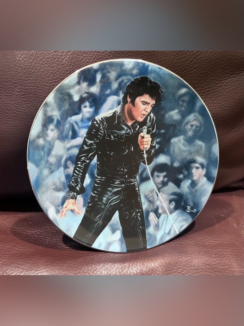 Elvis Presley “‘68 Comeback Special” Collector’s Plate